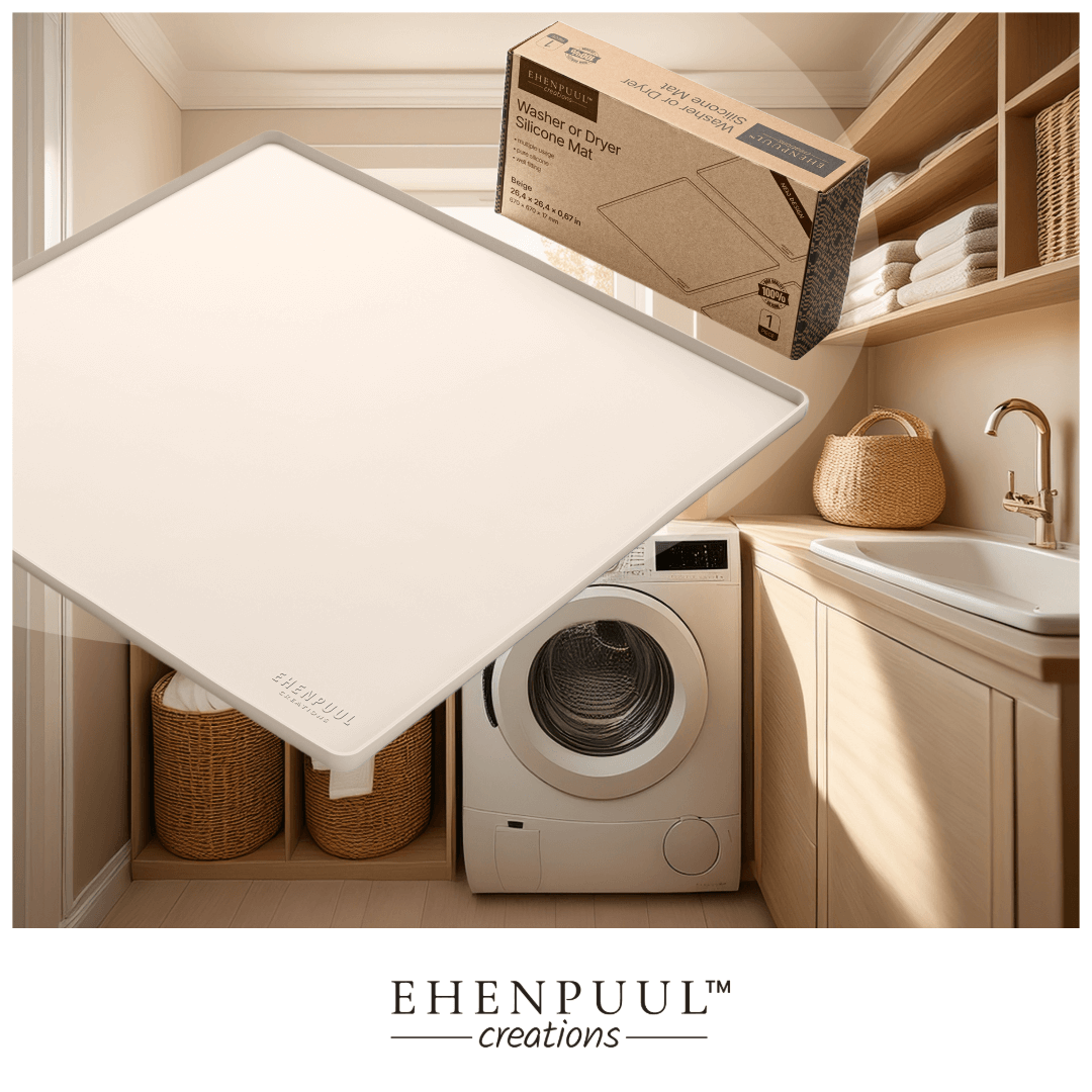 Folded Beige Silicone Mat